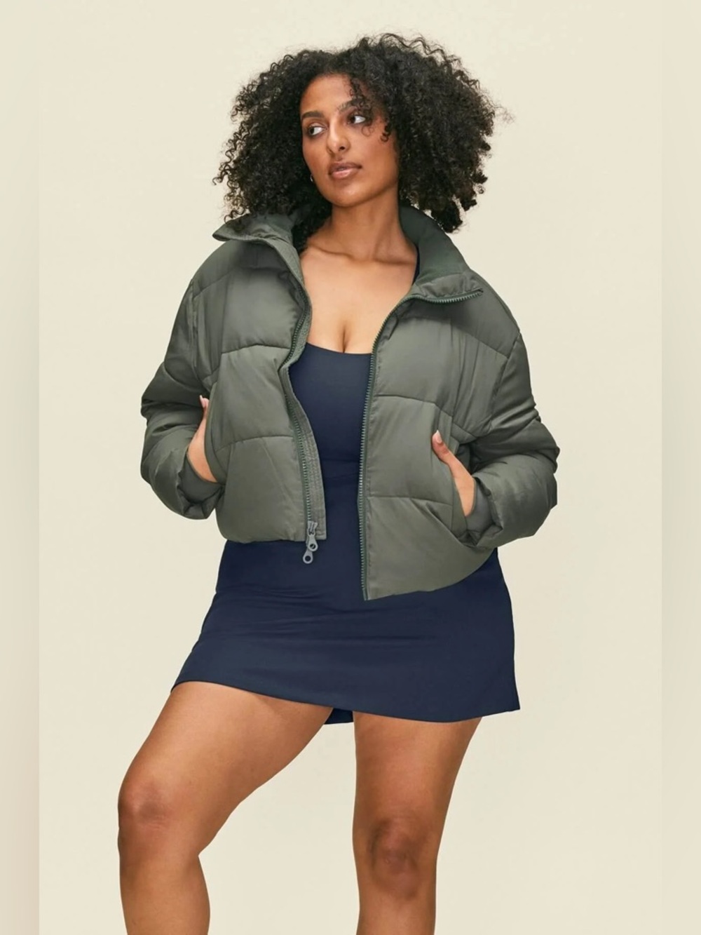 Girlfriend Collective Recycled Puffer